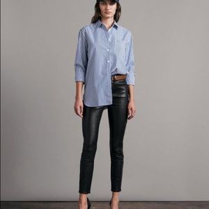 Rag & Bone Nina High-Rise Skinny Leather Pant